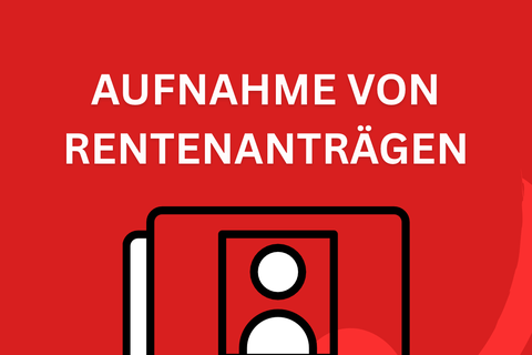 Aufnahme von Rentenanträge