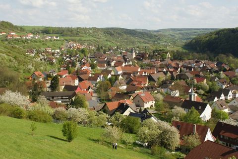 Dörzbach aus der Vogelperspektive