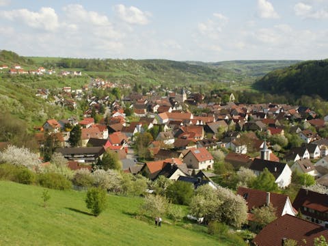 Dörzbach aus der Vogelperspektive