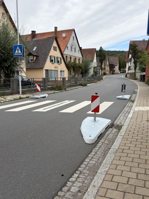 Beruhigungsinseln in der Goldbachstraße