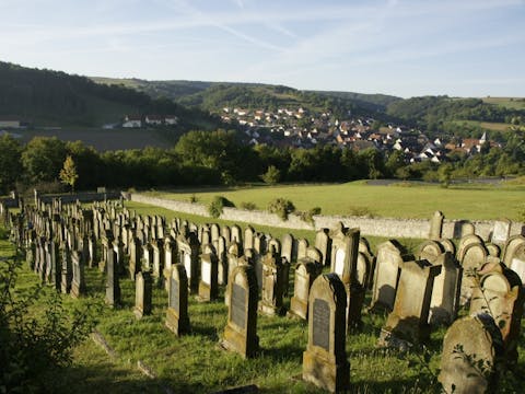 Sicht auf Hohebach vom Judenfriedhof aus